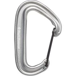 Black Diamond MiniWire Carabiner -Outdoors Shop 210235 1004 MINIWIRE CARABINER LIGHT GRAY 01 1