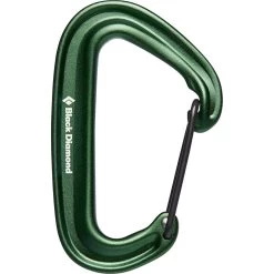 Black Diamond MiniWire Carabiner -Outdoors Shop 210235 3005 MINIWIRE CARABINER GREEN 01 1