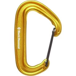 Black Diamond MiniWire Carabiner -Outdoors Shop 210235 7003 MINIWIRE CARABINER YELLOW 01 1