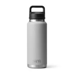 Yeti Rambler 36 Oz Bottle With Chug Cap -Outdoors Shop Drinkware BottleChug 36oz GraniteGray Studio PrimaryB 1