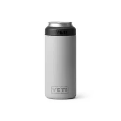 Yeti Rambler 12 Oz Colster Slim Can Insulator -Outdoors Shop Drinkware ColsterSlim 12oz GraniteGray Studio PrimaryB