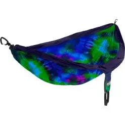 DoubleNest Print Hammock 14 DoubleNest Print Hammock -Outdoors Shop ENO DoubleNest TyeDye Print Blue