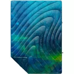 Rumpl Original Puffy Blanket - Printed 1-Person -Outdoors Shop TPPB CPF 1 PIXELFETTI COOL OGPUFFY 1P FLATLAY