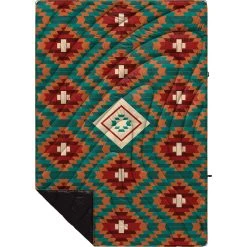 Rumpl Original Puffy Blanket - Printed 1-Person -Outdoors Shop TPPB KK1 1 COPPER BASKET KASSIE KUSSMAN OGPUFFY 1P FLATLAY 1