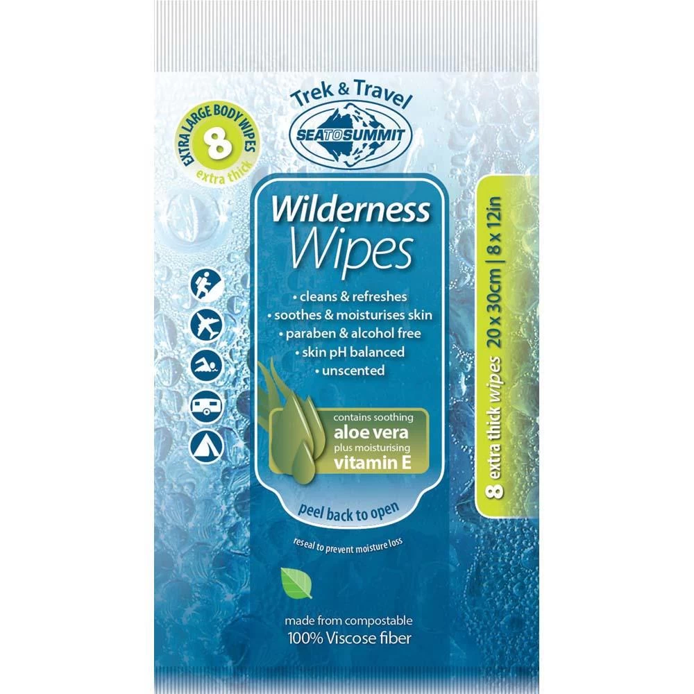 Sea To Summit Trek & Travel Wilderness Bath Wipes XL-8 Pack 1 Sea To Summit Trek & Travel Wilderness Bath Wipes XL-8 Pack