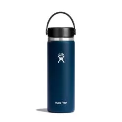 Hydro Flask 20 Oz Wide Mouth Water Bottle -Outdoors Shop W20BTS464 Indigo StraightOn 1