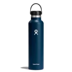 Hydro Flask 24 Oz Standard Mouth Water Bottle 23 Hydro Flask 24 Oz Standard Mouth Water Bottle -Outdoors Shop s24sx464 indigo straighton